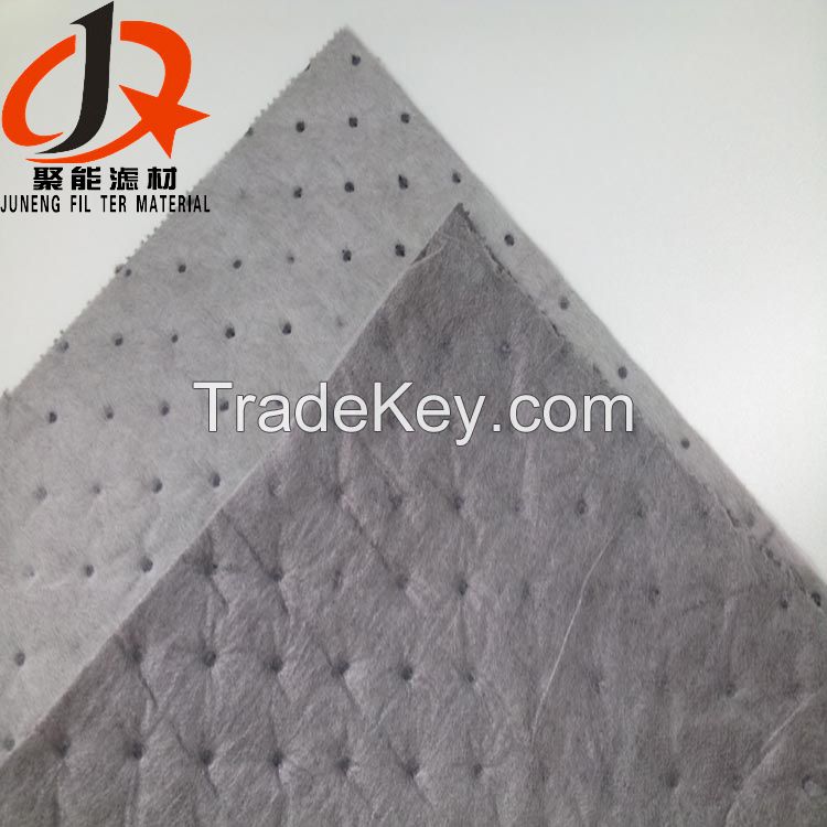 Leakage Control Nonwoven Fabric For engine oil absorbing sheets