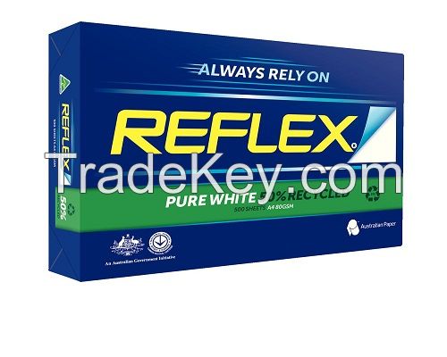Reflex copy paper A4 80GSM  ($ 0.45)
