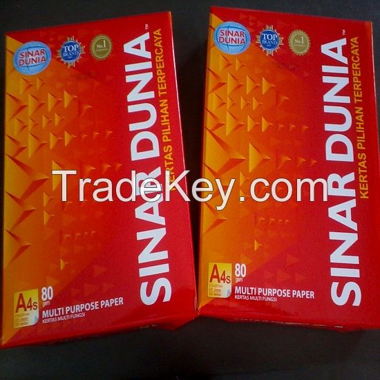 Sinar Dunia A4 paper 80GSM  ($ 0.35)