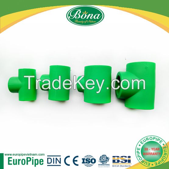 High Quality Reducing Tees PPR Plastic Fittings