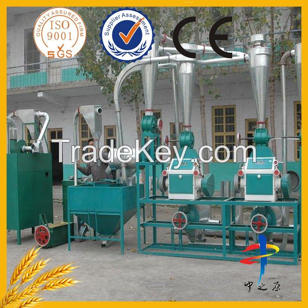 20TD Small Scale Wheat Flour Mill Equipment