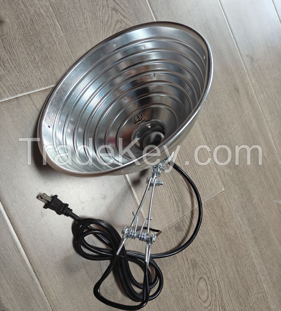 Yuxing Clamp Lamp Light with Aluminum Reflector; 150W; UL Listed; 6- Foot Cord