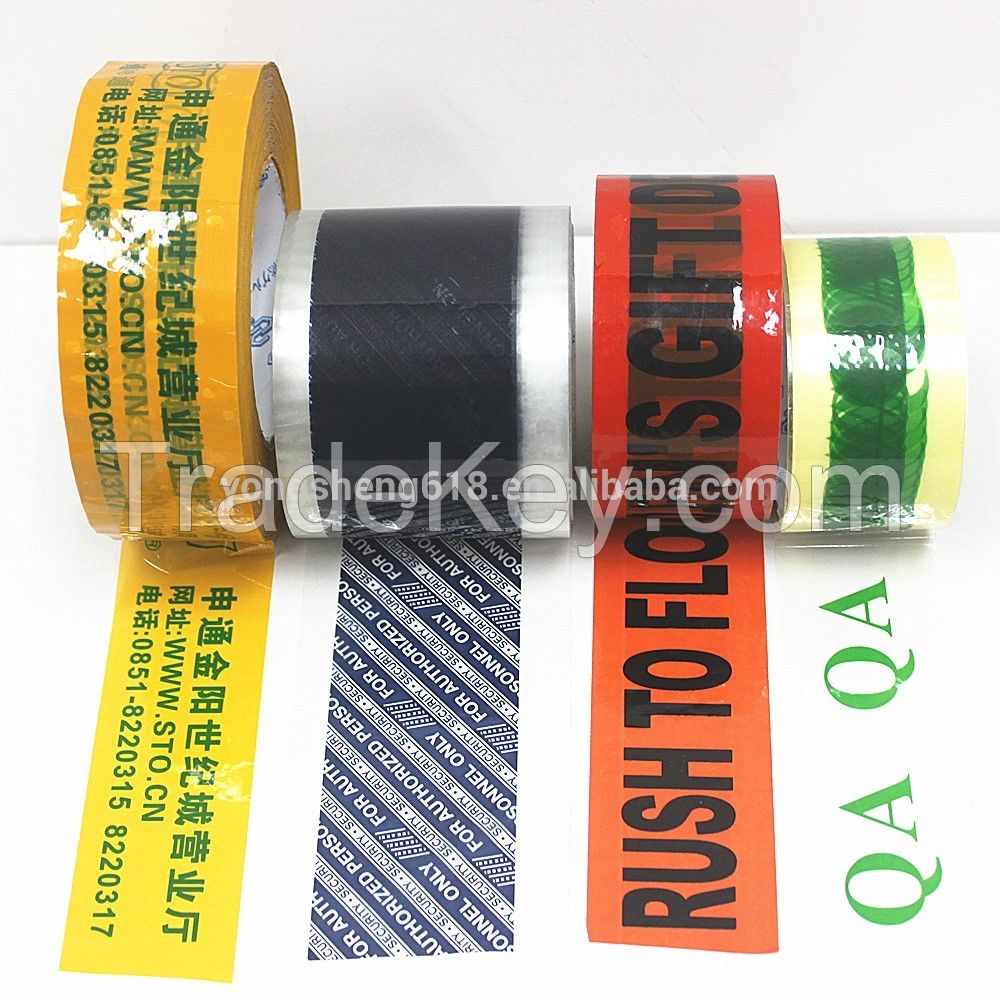 Customized self adhesive printed bopp adhesive tape for carton sealing