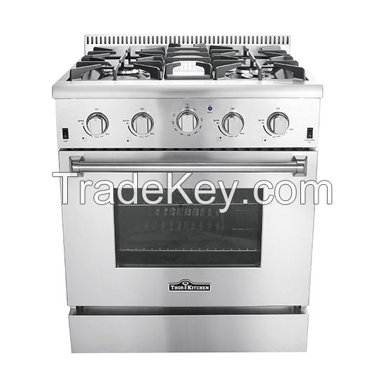 Thor kitchen 30&amp;amp;quot; Gas Range Stainless Steel Freestanding Professional Style HRG3026U