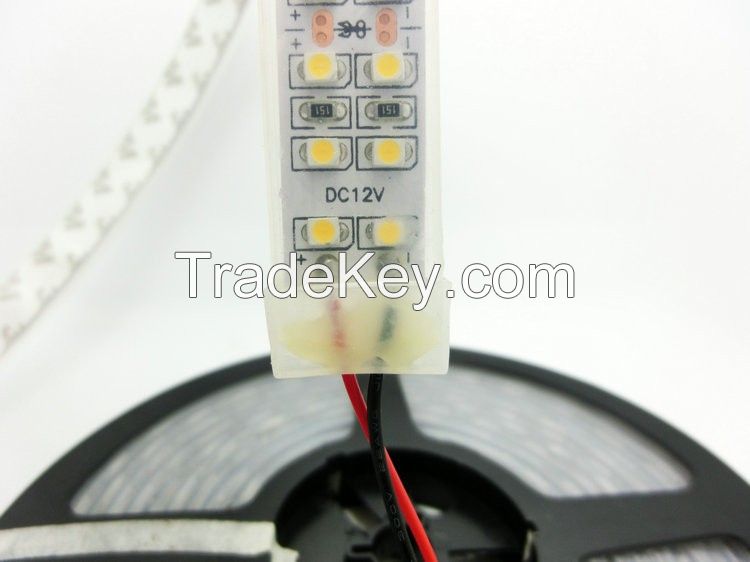 Waterproof SMD 3528 LED strip, IP65 12V flexible light 240LED/m, 5m1200LED, White, Warm White,