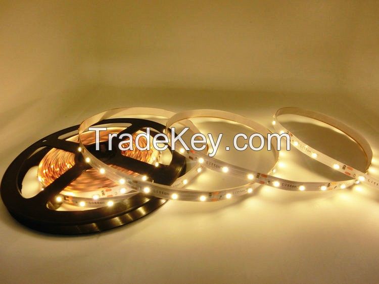 LED strip 3528 SMD 12V flexible light 60 led/m, white/white warm/blue/green/red/yellow