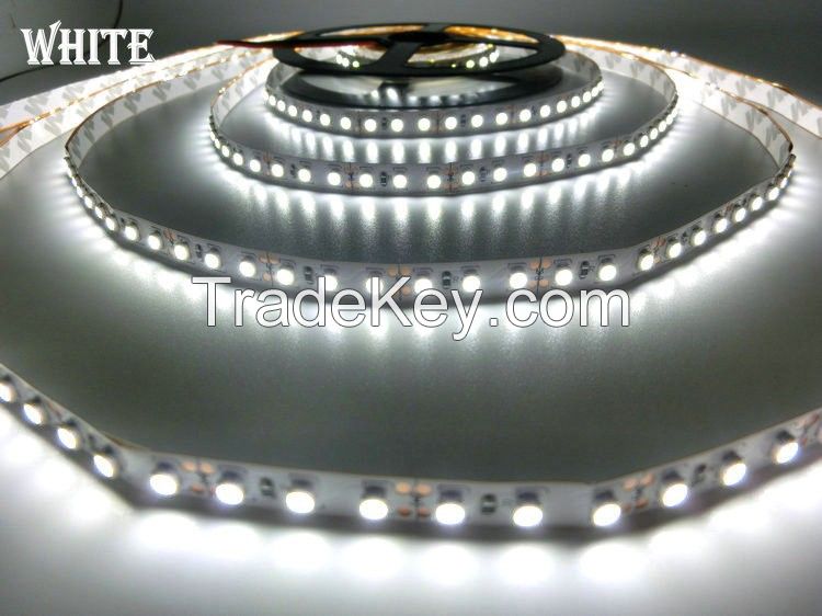 120 LED/m SMD3528 LED strip, 5m 600 LED 12V flexible light IP65 Waterproof , white/white warm/blue/green/red/yellow