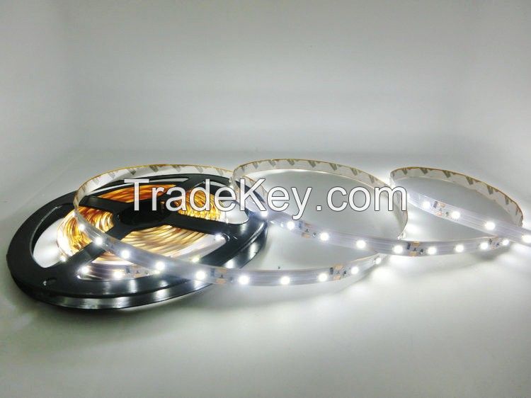 LED strip 3528 SMD 12V flexible light 60 led/m, white/white warm/blue/green/red/yellow