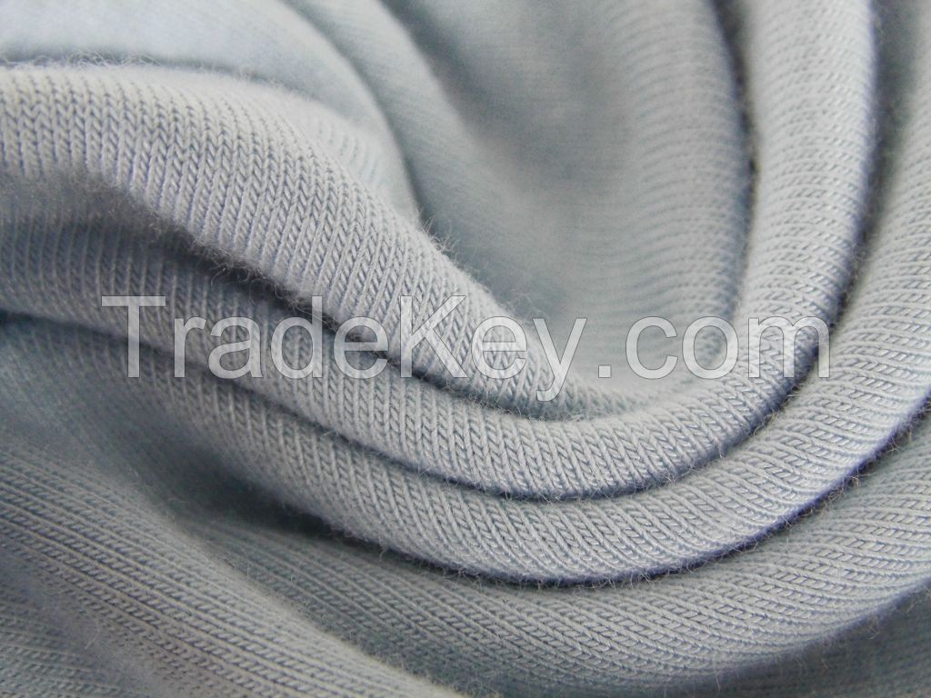 china supplier wholesale soprtwear 32s spun yarn T/R 140gsm single jersey fabric