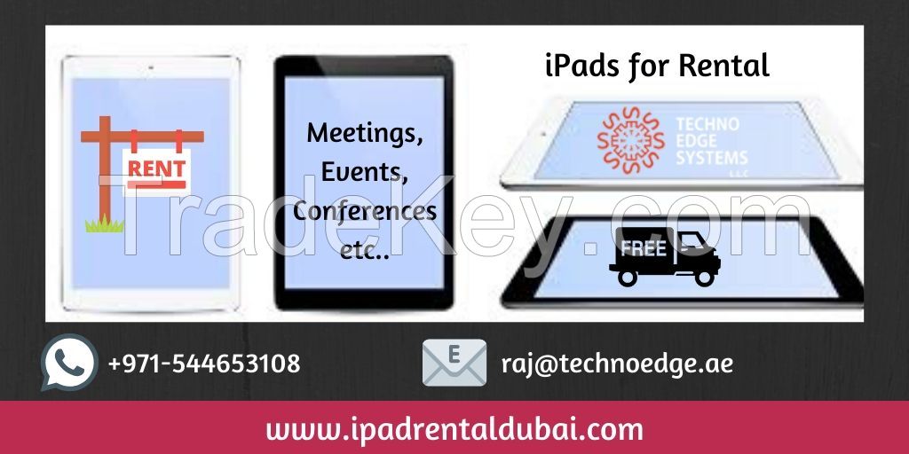 Hire iPad Pro | Renting iPads | Rent iPads for Events Dubai