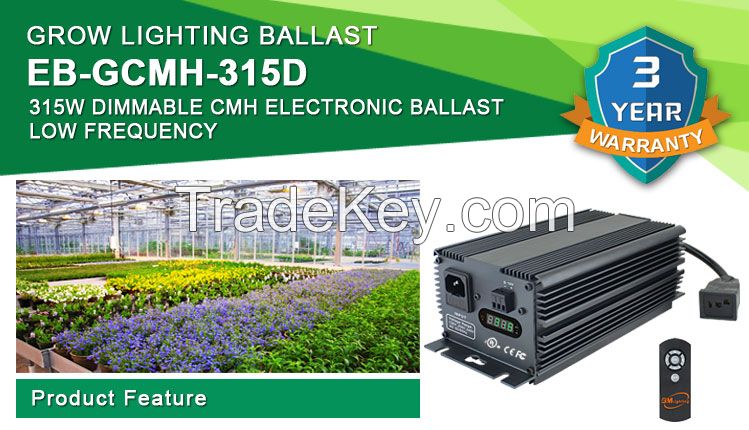 China factory 315w CMH electronic grow light ballast for hydroponic