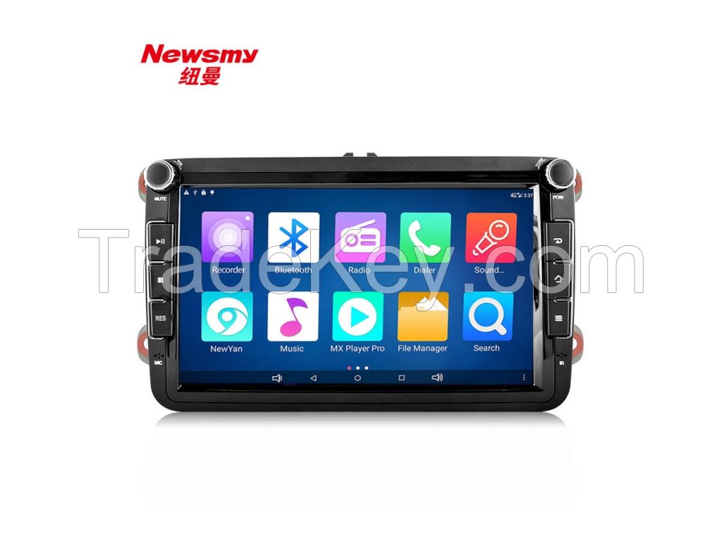 NM5273-H-H0 Universal VW 8 Inch Car DVD GPS Players Android 5.1 1024*600 Touch Screen Auto Navigation