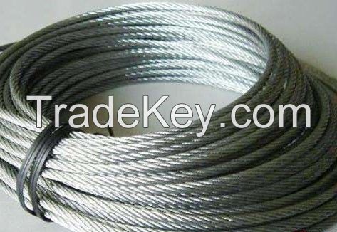 304 Wrapped stainless steel wire rope