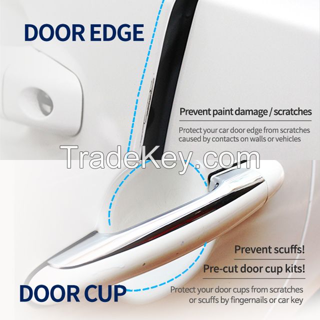 Car door edge / door cup protection film from scratches and contamination TPU paint protection film 