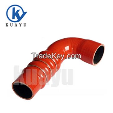 Red special silicone elbow hoses