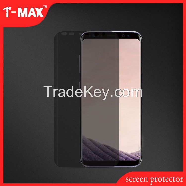 3D privacy tempered glass screen protector for Samsung S8/S8+