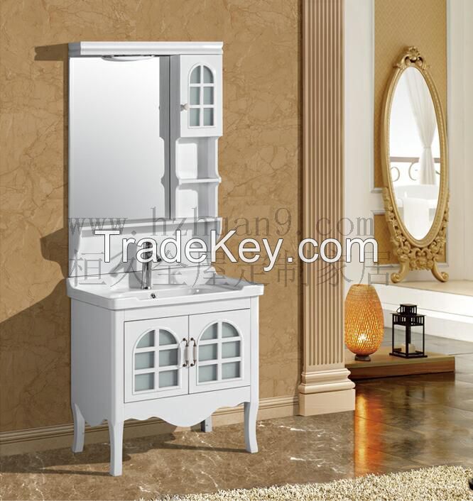 Modern Wholesale White Bathroom Cabinets With soft hardware 