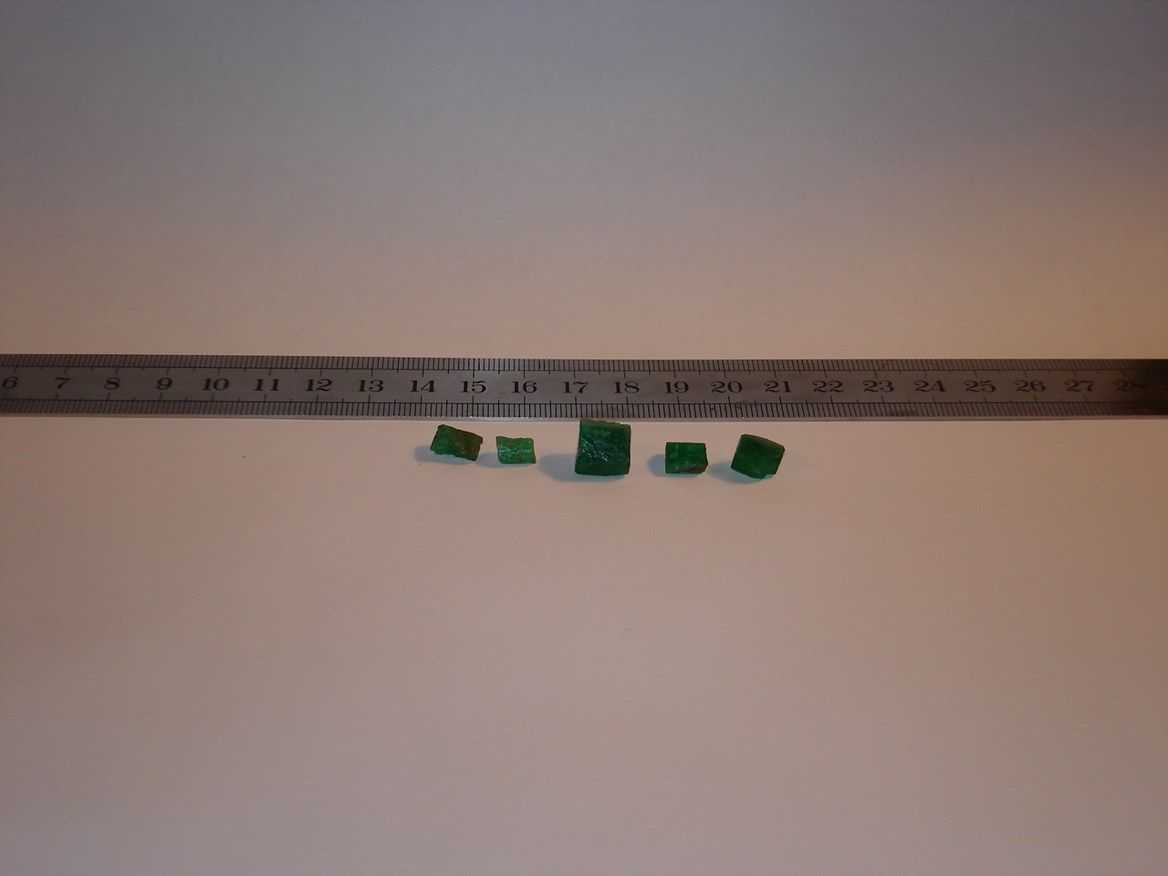 Emeralds fine gem quality rough