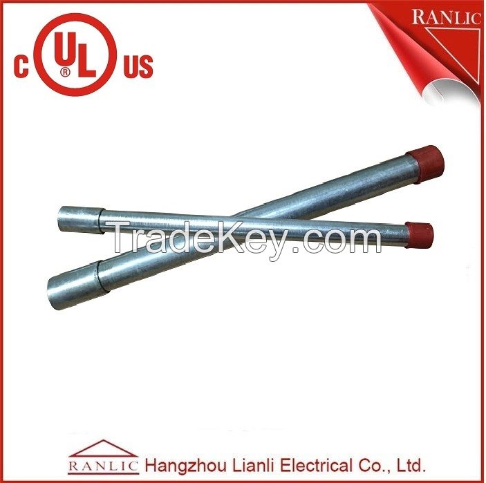 UL listed IMC  steel Hot dip Galvanized pipe 