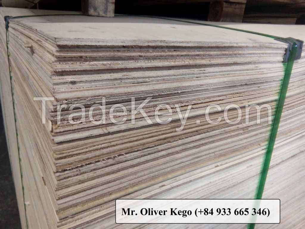 Cheap packing Plywood 2.0 mm grade BC - KEGO for Asia market