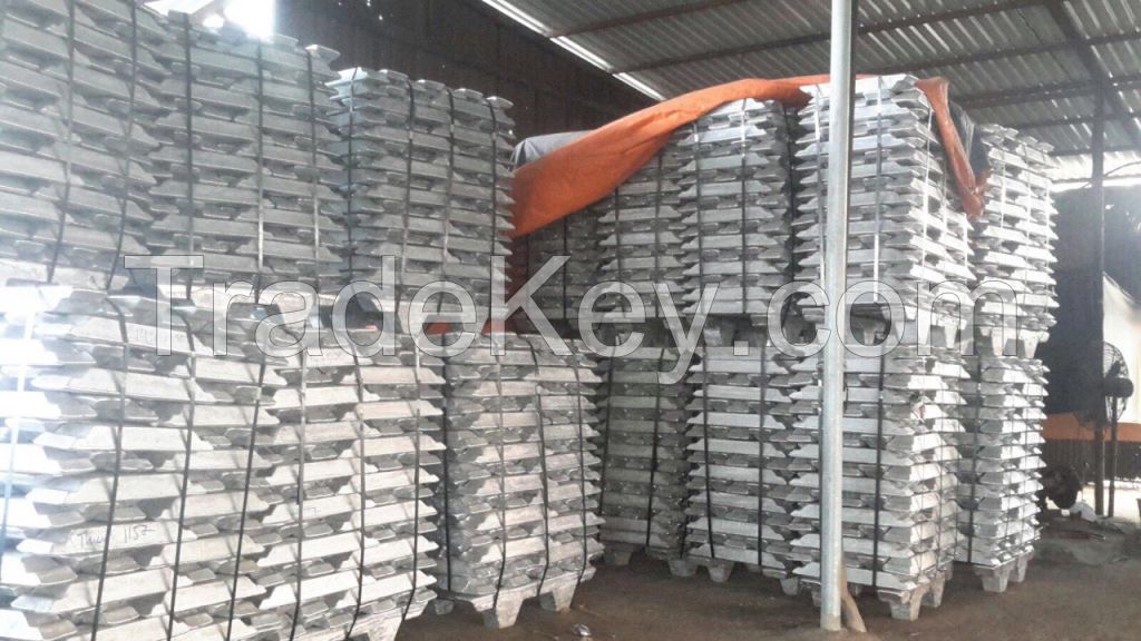 Alumnium Ingots , Zinc Ingots, ADC12 , Zinc dross , Stainless Steel Scrap , ......