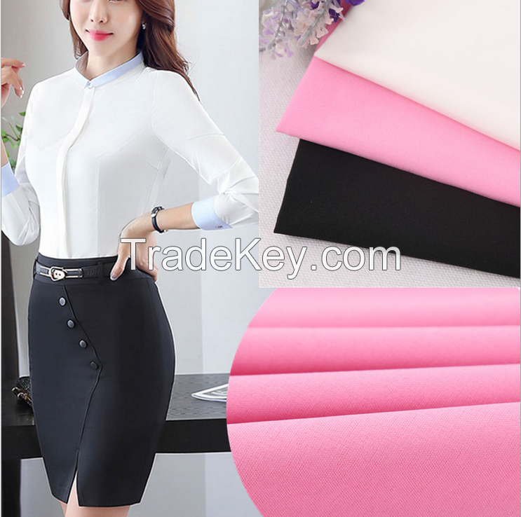 100D plain four way stretch chiffon/pongee