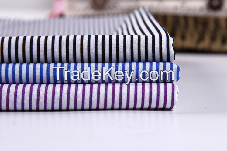 stretch striped printed chiffon
