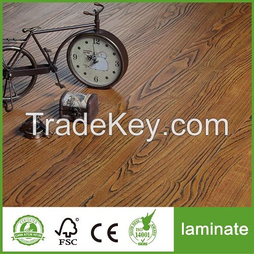 8mm/12mm hdf laminatedflooringChina supplier