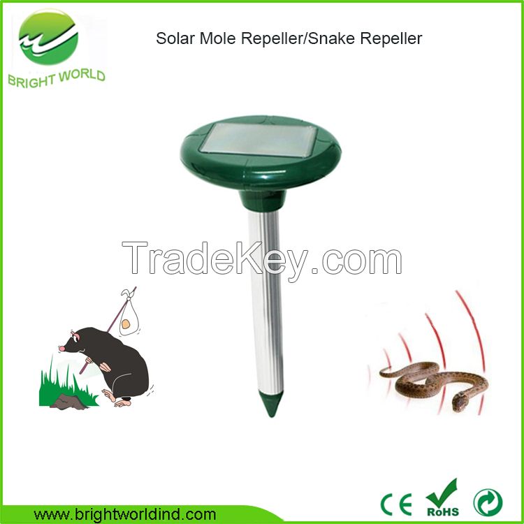 Bright World Pest Repeller Solar Mole Repeller 