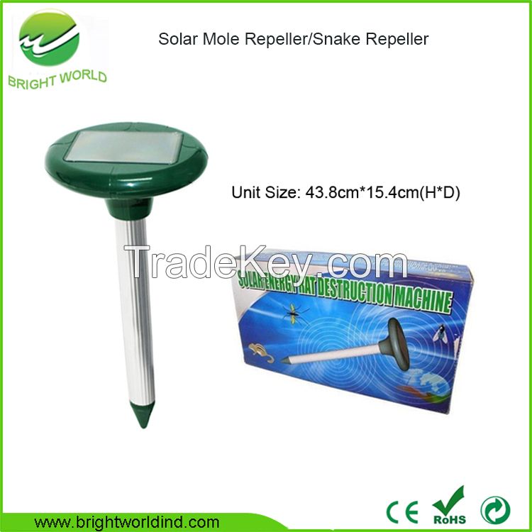 Bright World Pest Repeller Solar Mole Repeller