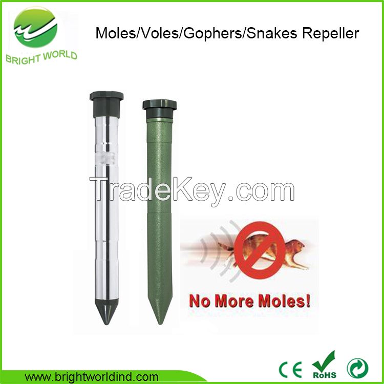 Bright World Pest Repeller Battery Operated Mole Repeller 