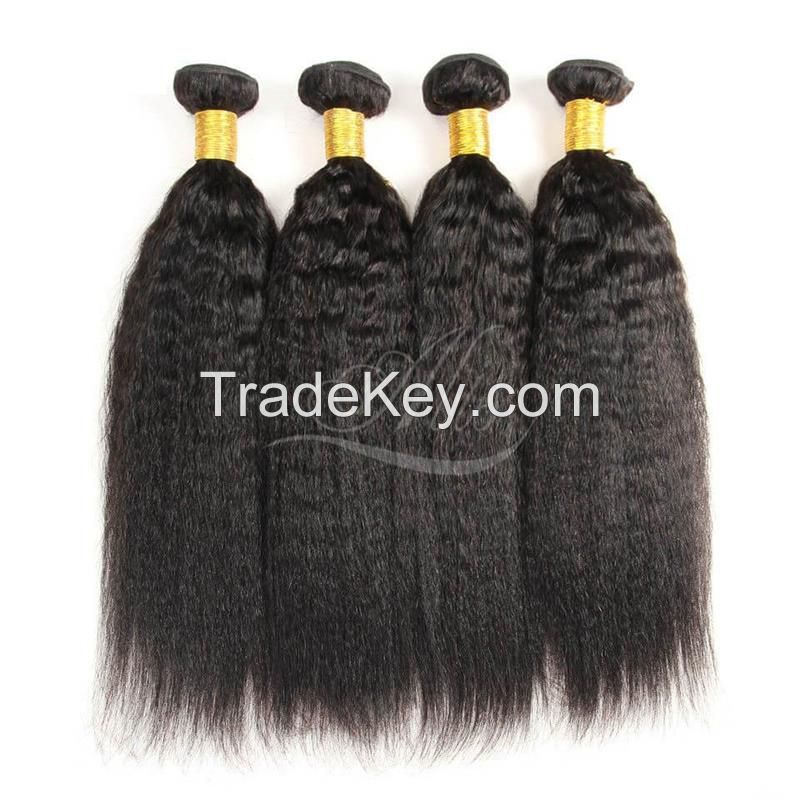 8A Brazilian Yaki Straight Hair Extensions