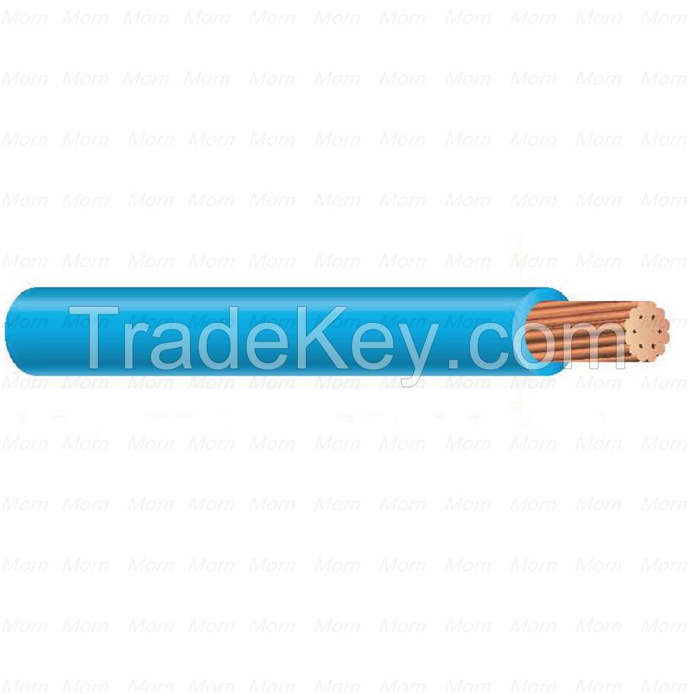UL 83 THHW cable 600V Copper Conductor PVC Insulation Moisture/Heat/Low-Temp/Flame Resistant/Thermoplastic Insulated Cable
