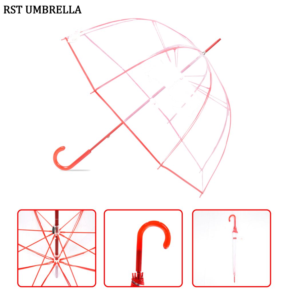 RST high quality dome shape big transparent umbrella promotional umbre
