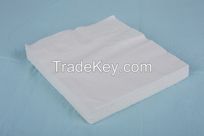 White paper napkins disposable paper tissue