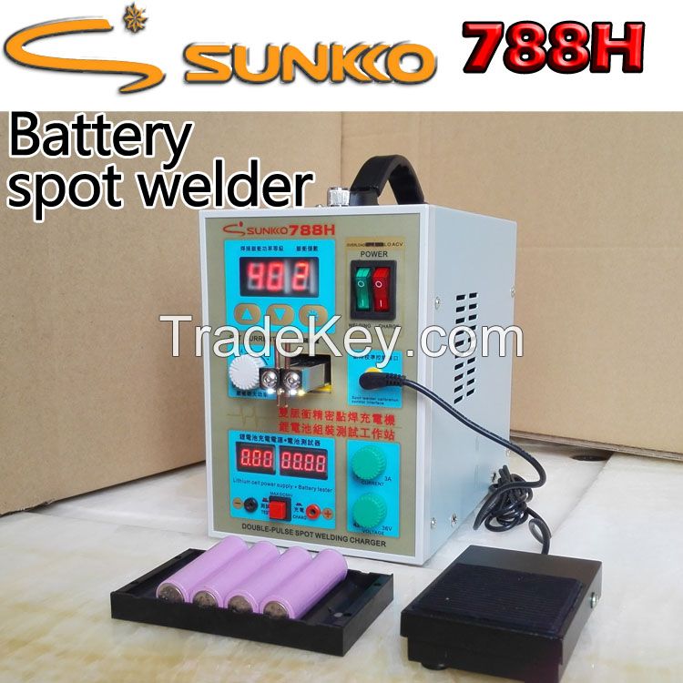 SUNKKO 788H Battery Spot Welder Tester Battery Charger