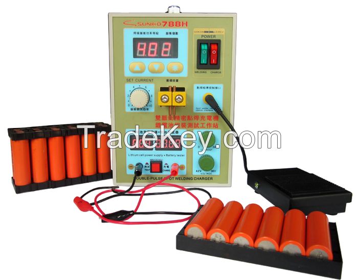 SUNKKO 788H Battery Spot Welder Tester Battery Charger