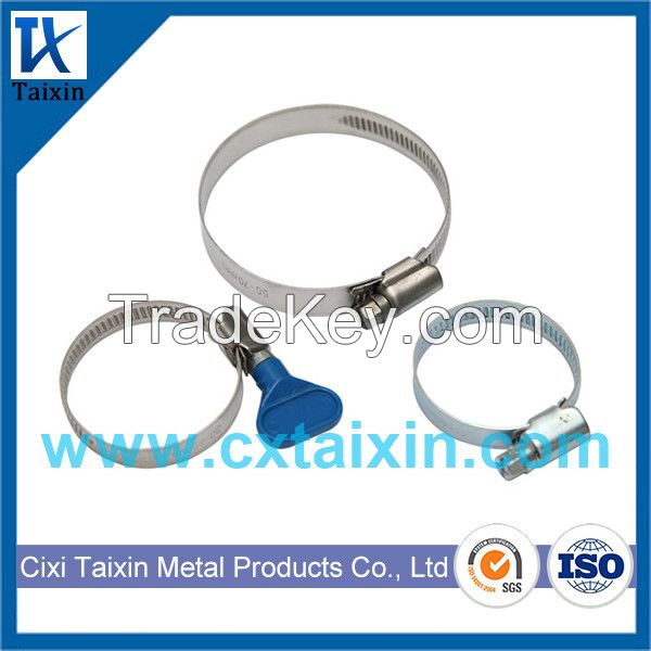 Aluminium/Stainless Steel Germany Style Fastener / Galvanized Hose Clamps