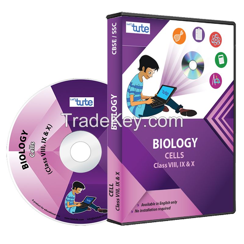 Letstute Biology Chapter: Cells For Class VIII, IX &amp; X (DVD)