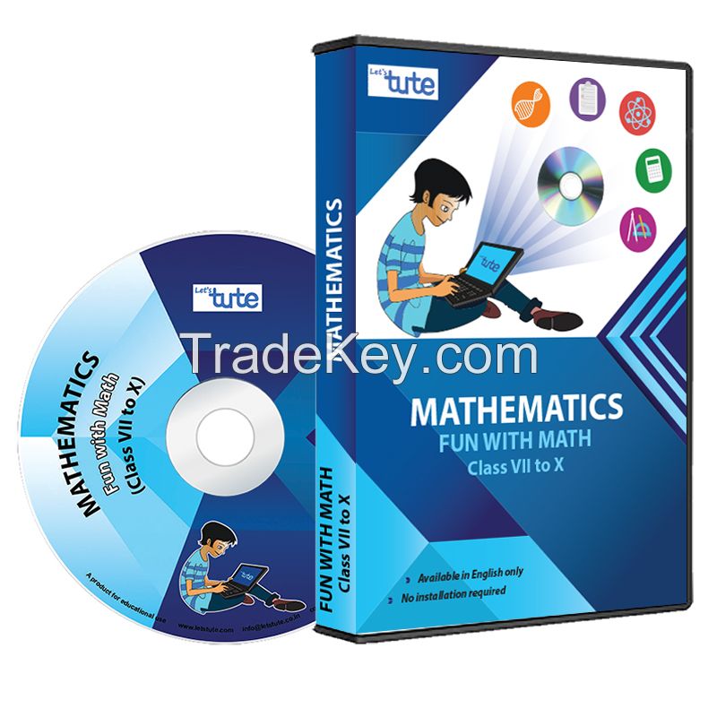 Letstute Fun With Math For Class VII to X (DVD)