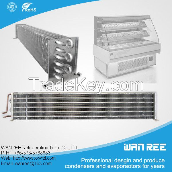 low price copper tube fin condenser for Vending machine