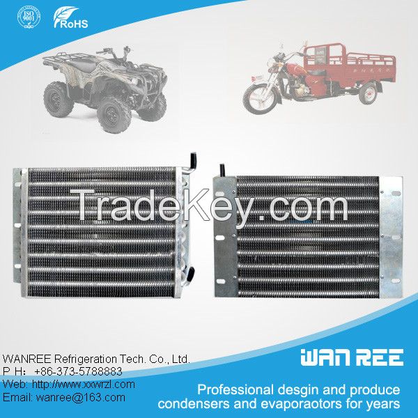low price copper tube refrigeration truck fin condenser