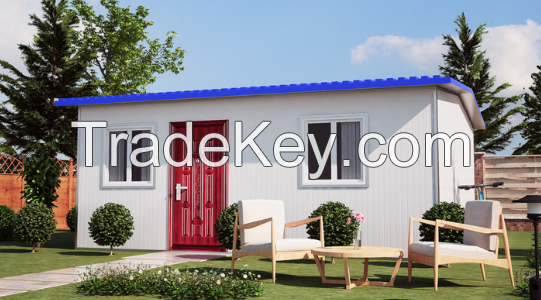 Low Price Fast Assembling Family Two Bedroom Prefab House