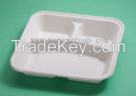 Eco-Friendly Disposable Biodegradable Sugarcane tray
