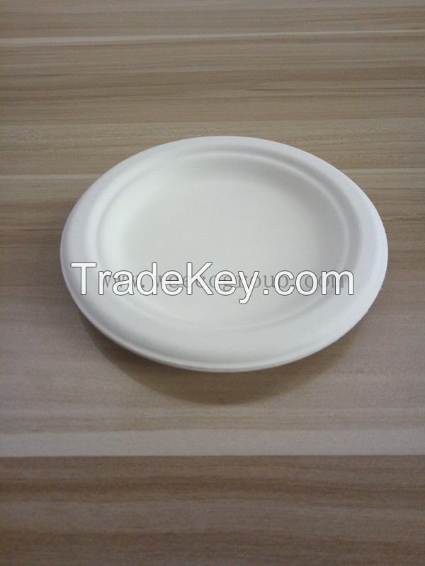 Environmentally bagasse Pulp Disposable plate