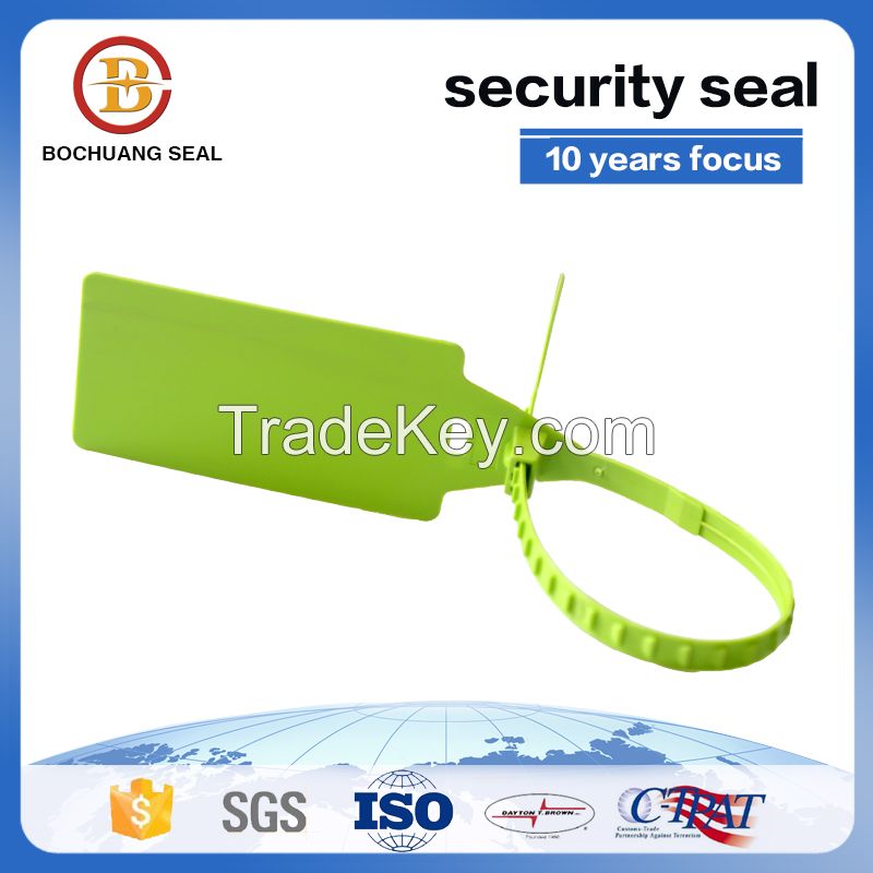 450mm plastic indicative security seal with big tag P107