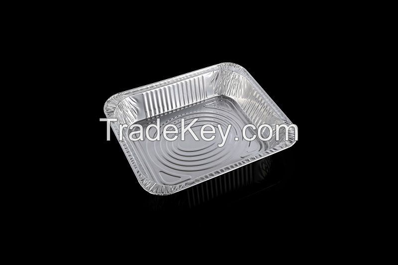 aluminum foil container 1/2 deep size steam table pan