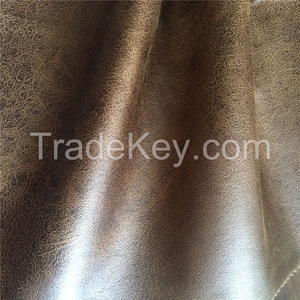 warp knitting faux suede sofa fabric in 100% polyester for upholstery chair cover