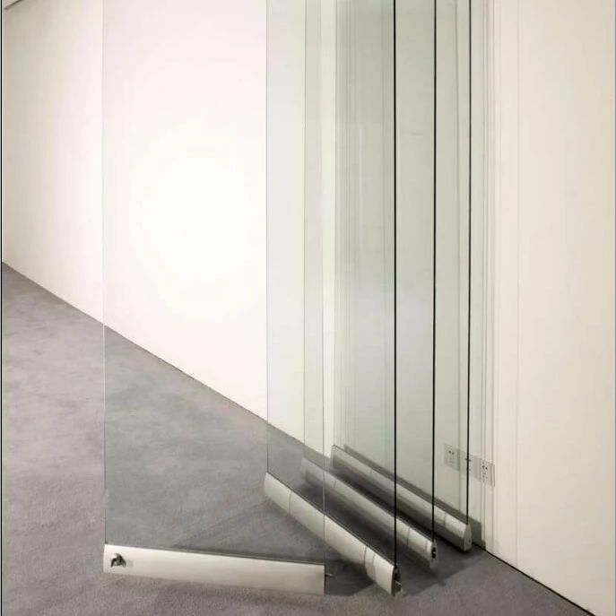 Tempered Glass Folding Partition Sliding Partition Wall 