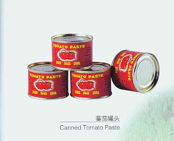 tomato paste, canned food